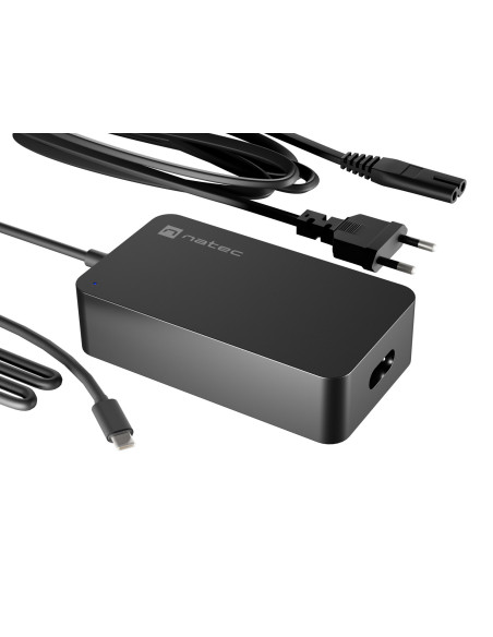 Nabíjačka Natec GRAYLING GAN USB-C 65W pre notebooky, tablety, smartfóny