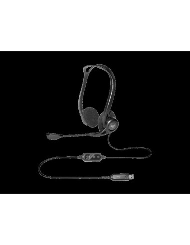 akcie Logitech PC 960 Stereo Headset, USB _
