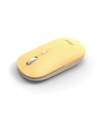 Acer AMR130/Ergonomická/Optická/1 600 DPI/USB+BT/Žltá