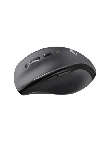 Logitech M705 Marathon/Kancelárska/Optická/Pre pravákov/1 000 DPI/Bezdrôtová USB/Čierna-šedá