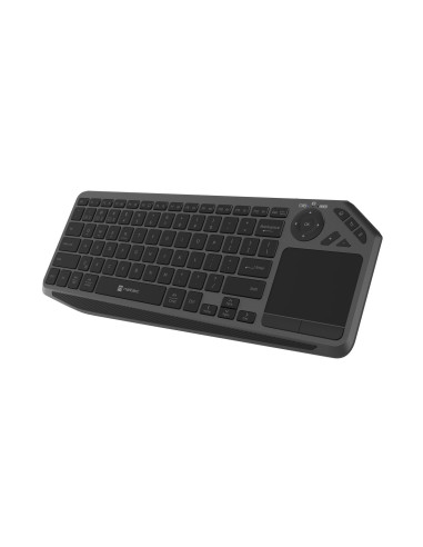 Bezdrôtová klávesnica pre Smart TV Natec TURBOT 2/USB+BT/US/Čierna