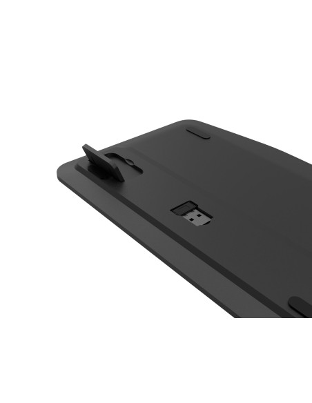 Bezdrôtová klávesnica pre Smart TV Natec TURBOT 2/USB+BT/US/Čierna