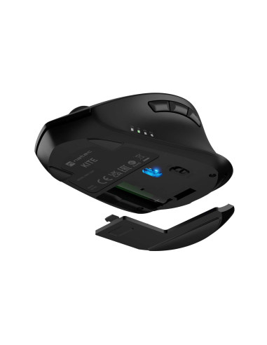 Myš bezdrôtová Natec KITE/Kancelárska/Blue Sense/Pre pravákov/4 000 DPI/USB+BT/Čierna