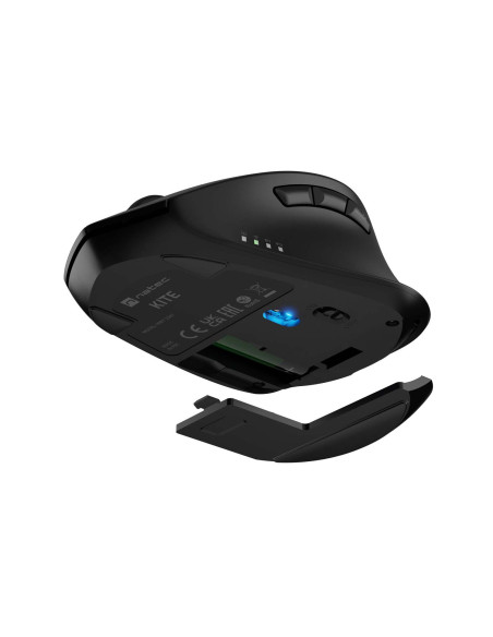 Myš bezdrôtová Natec KITE/Kancelárska/Blue Sense/Pre pravákov/4 000 DPI/USB+BT/Čierna