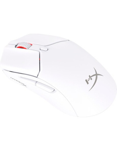 HP HyperX Pulsefire Haste 2 Mini/Herná/Optická/Pre pravákov/26 000 DPI/Drôtová+bezdrôtová/Biela