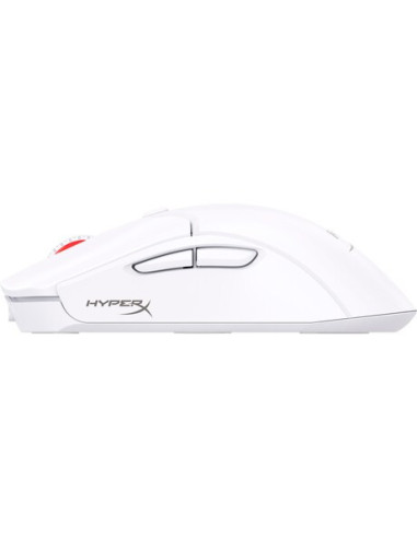HP HyperX Pulsefire Haste 2 Mini/Herná/Optická/Pre pravákov/26 000 DPI/Drôtová+bezdrôtová/Biela