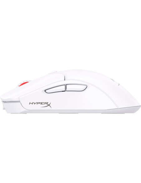 HP HyperX Pulsefire Haste 2 Mini/Herná/Optická/Pre pravákov/26 000 DPI/Drôtová+bezdrôtová/Biela
