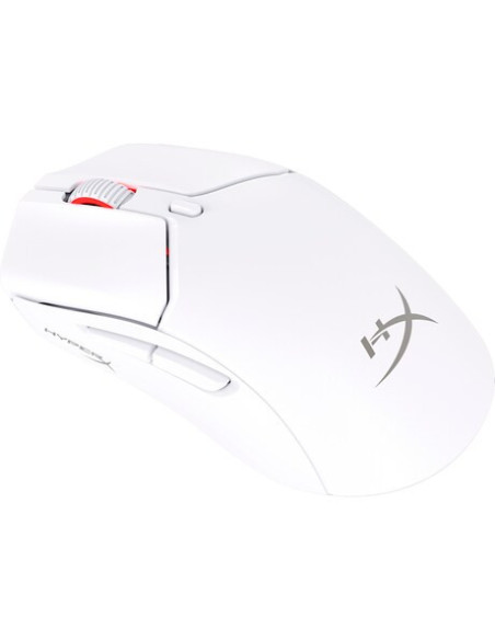 HP HyperX Pulsefire Haste 2 Mini/Herná/Optická/Pre pravákov/26 000 DPI/Drôtová+bezdrôtová/Biela