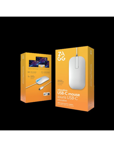 Wired USB-C Mouse Apple Education Silver UK