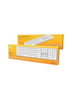 Wired USB-C Keyboard Apple Silver Czech/Slov