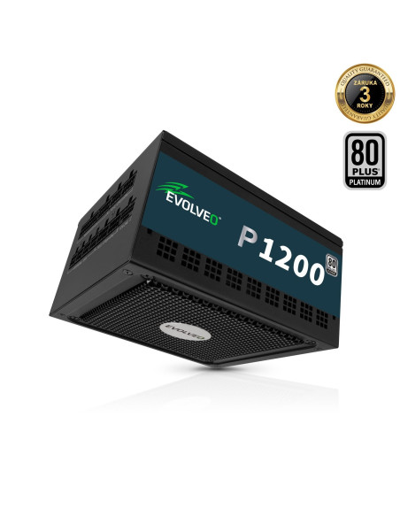 EVOLVEO P1200, 1200W/ ATX 3.1/ 80+ PLATINUM/