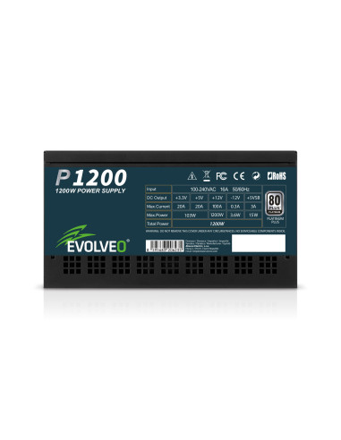 EVOLVEO P1200, 1200W/ ATX 3.1/ 80+ PLATINUM/