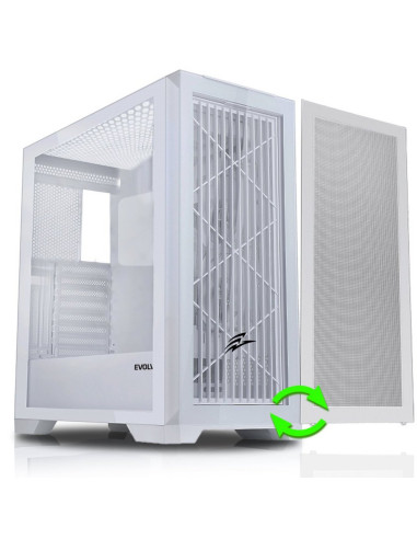 EVOLVEO Ptero Q2W, 2x čelný panel: sklo/mriežka,