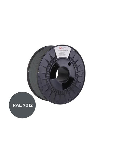 Filament C-TECH PREMIUM LINE, ASA, čadičová šedá, RAL7012, 1,75mm, 1kg