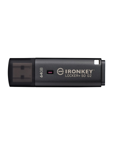 Kingston IronKey Locker+ 50 G2/64GB/USB 3.2 Gen 1 (5Gb/s)/USB-A/Čierna