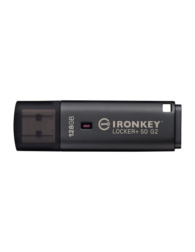 Kingston IronKey Locker+ 50 G2/128GB/USB 3.2 Gen 1 (5Gb/s)/USB-A/Čierna