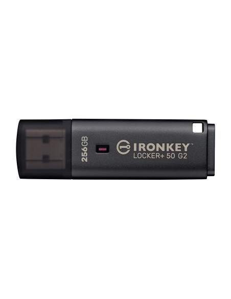 Kingston IronKey Locker+ 50 G2/256GB/USB 3.2 Gen 1 (5Gb/s)/USB-A/Čierna