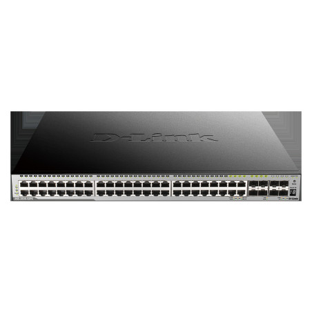 D-Link DGS-3630-52PC/SI L3 sw 48Gb PoE, 4x10G SFP+