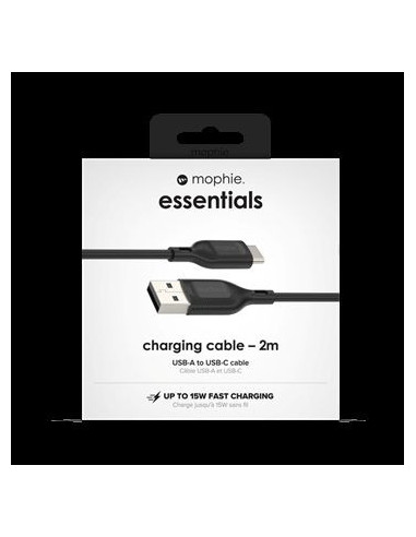 Univerzálny kábel USB-A/USB-C 2m čierny
