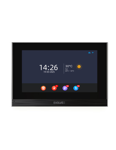 EVOLVEO DoorPhone ID-1, 2-drôtový videotelefón s RFID, odtlačkom prsta a podporou ONVIF kamier