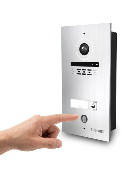 EVOLVEO DoorPhone ID-1, 2-drôtový videotelefón s RFID, odtlačkom prsta a podporou ONVIF kamier