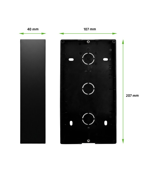 EVOLVEO DoorPhone ID-1, 2-drôtový videotelefón s RFID, odtlačkom prsta a podporou ONVIF kamier