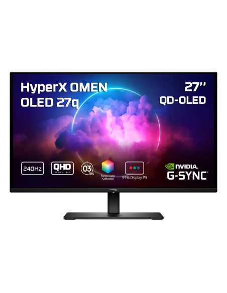 HP HyperX OMEN/27q/27,6"/QD-OLED/QHD/240Hz/0,03ms/Čierna/3R