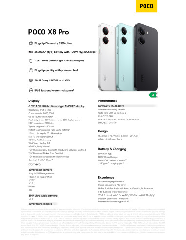 POCO X8 Pro/8GB/256GB/Green