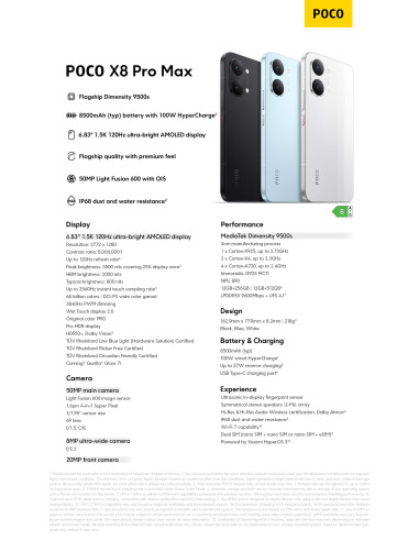 POCO X8 Pro Max/12GB/512GB/Black