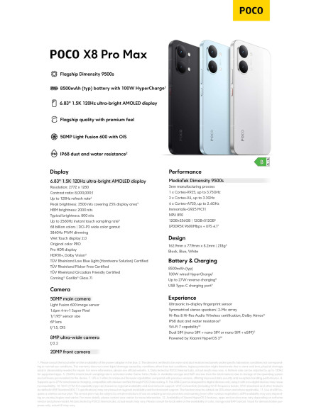POCO X8 Pro Max/12GB/512GB/White
