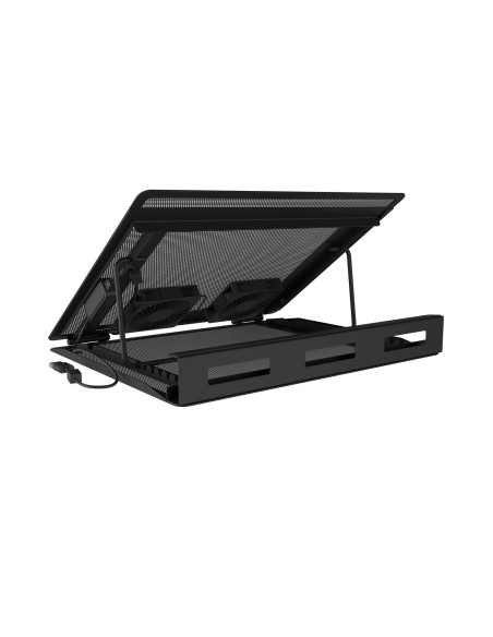Stojan pod notebook Natec TERN 2 PLUS, 12,1-17,3", 2 ventilátory