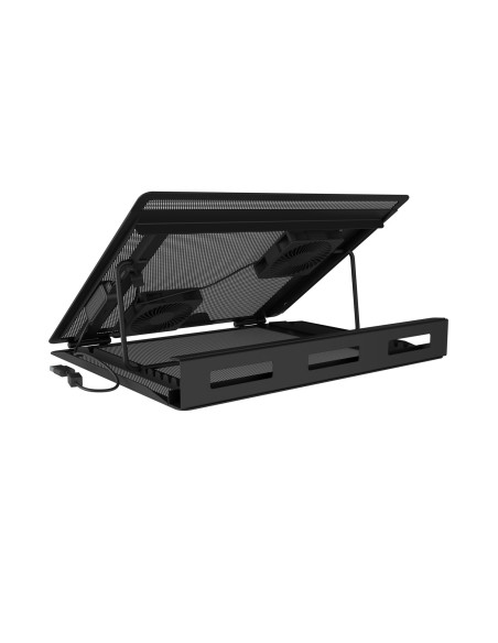 Stojan pod notebook Natec TERN 2 PLUS, 12,1-17,3", 2 ventilátory
