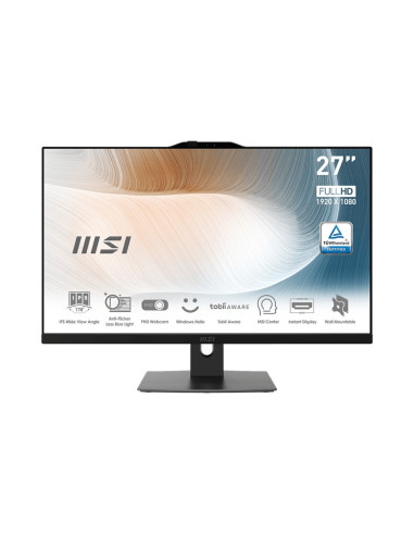 MSI Modern/AM272P 12M/27"/FHD/i3-1215U/8GB/512GB/Intel int/bez OS/Čierna/2R