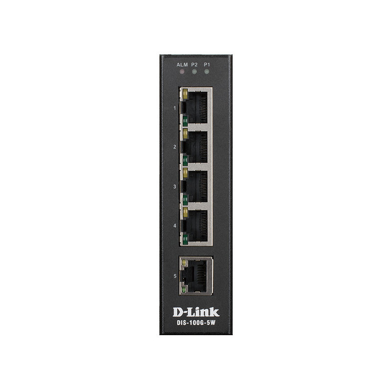 D-Link DIS-100G-5W Industrial Gigabit Unmanaged Switch