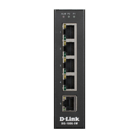 D-Link DIS-100G-5W Industrial Gigabit Unmanaged Switch