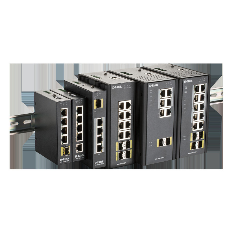 D-Link DIS-100G-5PSW Industrial Gigabit Unmanaged PoE Switch with SFP slot