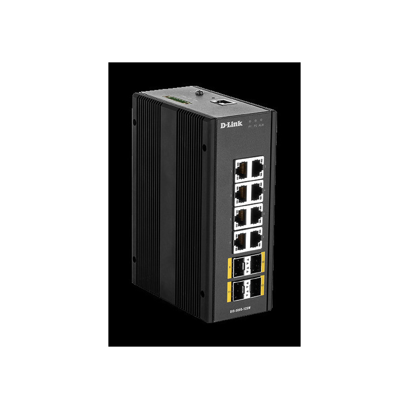 D-Link DIS-300G-12SW Industrial Gigabit Managed Switch with SFP slots