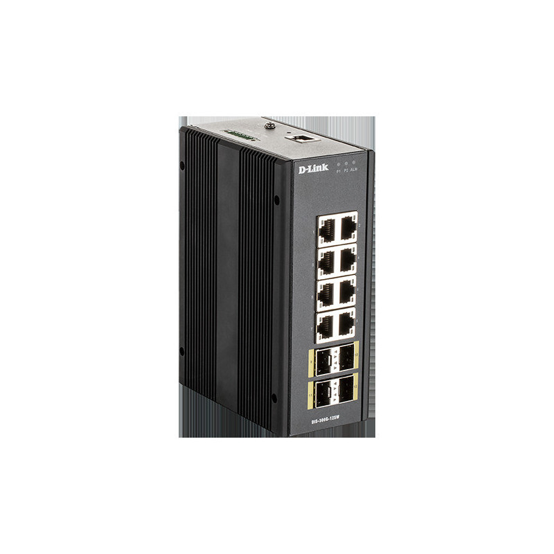 D-Link DIS-300G-12SW Industrial Gigabit Managed Switch with SFP slots