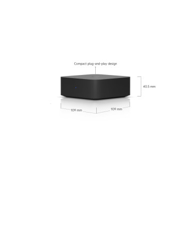 Ubiquiti UPL-Port-B - UniFi Play PoE Audio Port, čierna