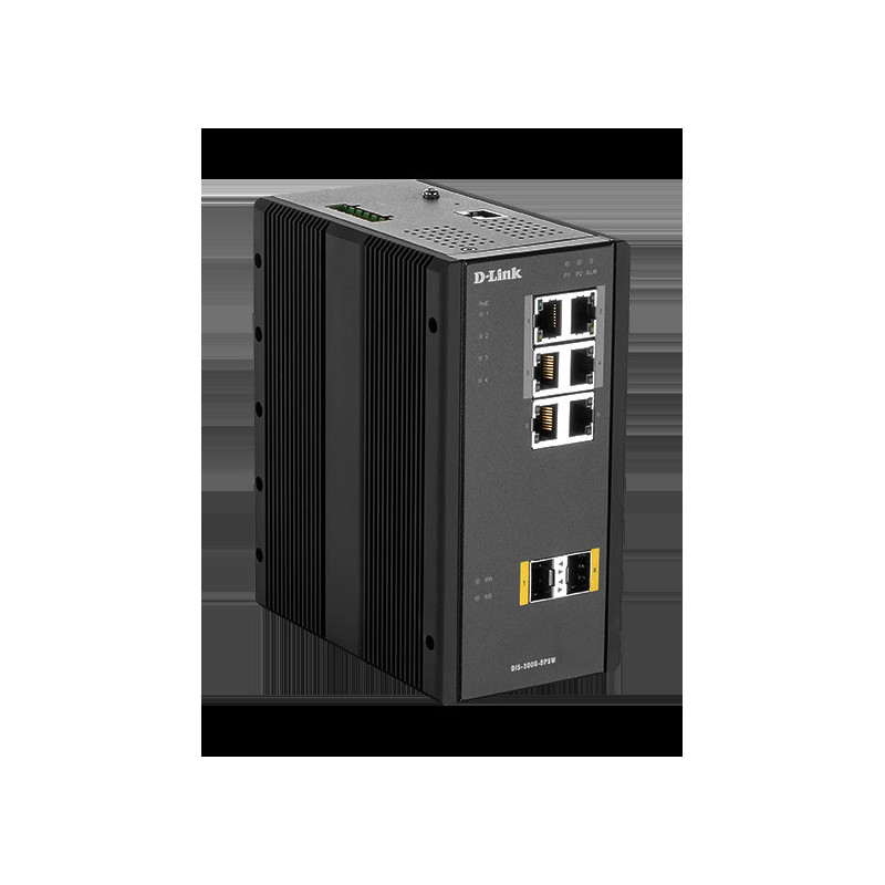 D-Link DIS-300G-8PSW Industrial Gigabit Managed PoE Switch with SFP slots