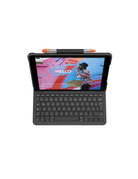 Logitech Slim Folio pre iPad (CZ layout, grav.)