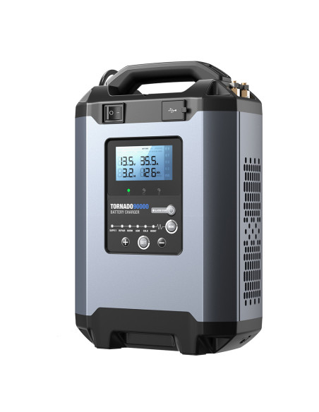 TOPDON Nabíjačka autobatérie Tornado 90000/Príkon 1600W max/20-2800Ah/Pre 12V a 24V/5-90A/11-31V