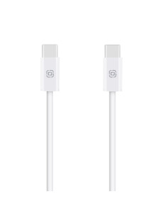 OBAL:ME Super Fast USB-C/USB-C Pletený kábel 100W 2m White