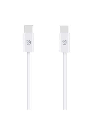 OBAL:ME Super Fast USB-C/USB-C Pletený kábel 100W 2m White