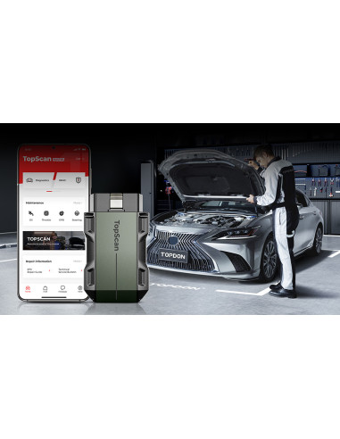 TOPDON diagnostické zariadenie TopScan Master/Bluetooth/Android/iOS/30 funkcií/Detekcia chýb