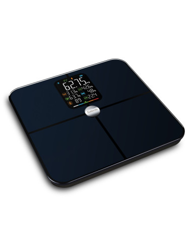 Salente BodyFit, múdra osobná diagnostická fitness váha, Bluetooth, čierna
