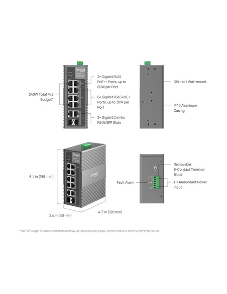 IES210GPP Omada Industr Easy man.switch