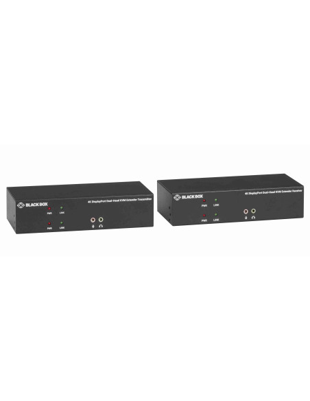 BlackBox KVM Extender Kit over Fiber - 4K, DP,