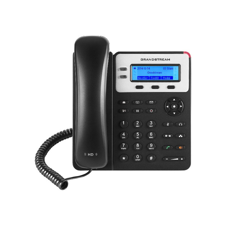 Grandstream GXP1620 (no PoE), 2,95" LCD podsv. displej, 2 SIP účty, 3prog. tlačidlá, dual 10/100MBps