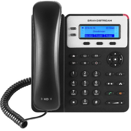 Grandstream GXP1625, 2,95" LCD podsv. displej, 2 SIP účty, 3prog. tlačidlá, dual 10/100MBps, PoE